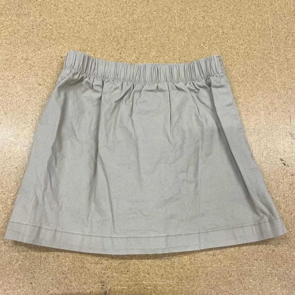Old Navy Girls Khaki Skort Double Breasted Button Front Pleated Tan Size L 10-12